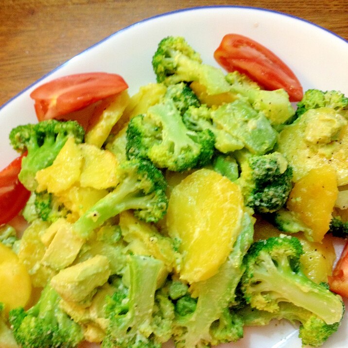 ブロッコリーとポテトとアボカドとのマヨサラダ レシピ 作り方 By Youyouシェフ 楽天レシピ